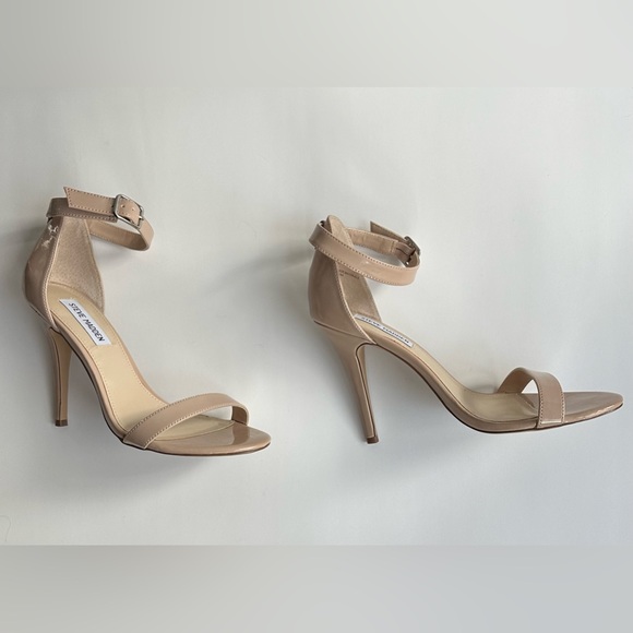 Steve Madden tan strap heels - Picture 1 of 4